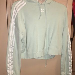 Baby Blue and white crop top price is negotiable.